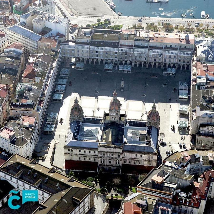 Apartamento En Pleno Centro Appartement A Coruña Buitenkant foto
